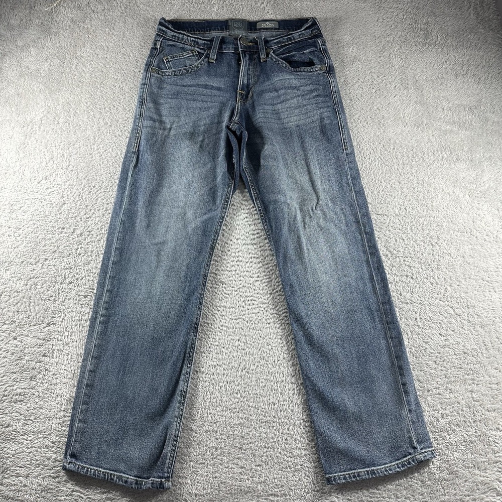 Rock & Republic Jeans Mens 29x30 Relaxed‎ Straight Dark Wash Faded Y2K Street